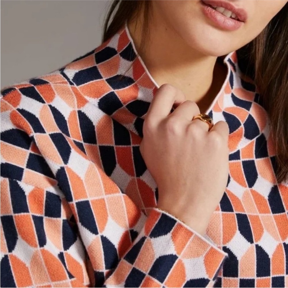 Anthropologie Maeve Cary’s Mock Neck Sweater - Picture 5 of 12